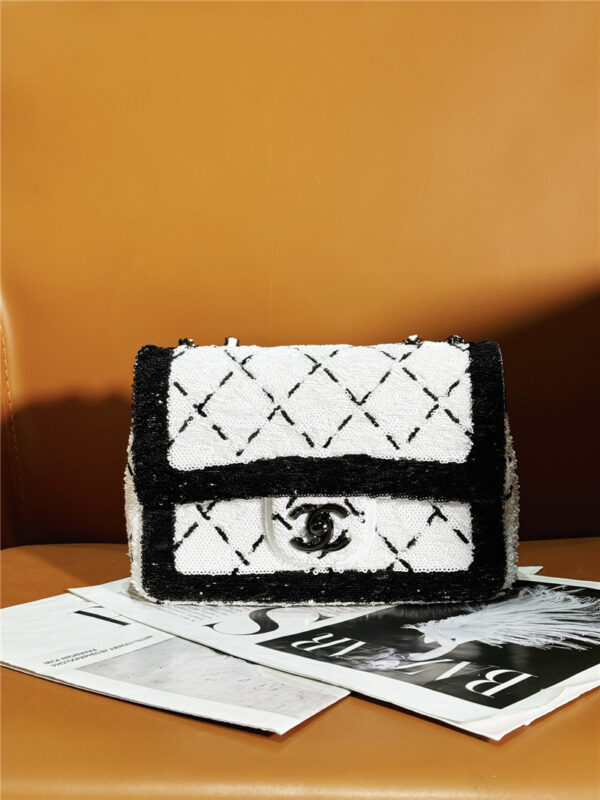 Chanel Sequin CF bag small - Image 3