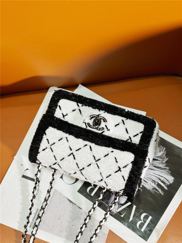 Chanel Sequin CF bag small - Image 6
