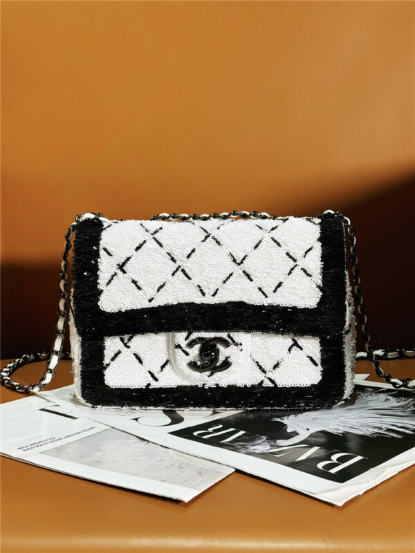 Chanel Sequin CF bag small