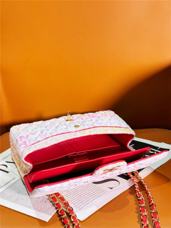 CC Woolen Pink CF Bag Large - Image 3