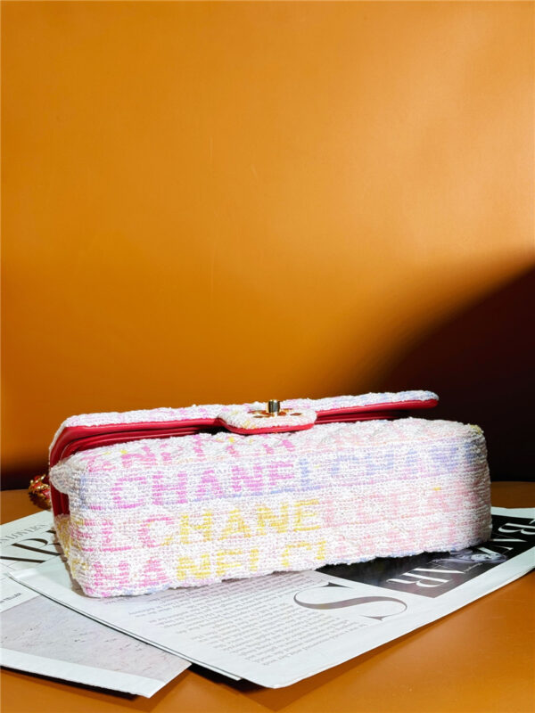 CC Woolen Pink CF Bag Large - Image 7