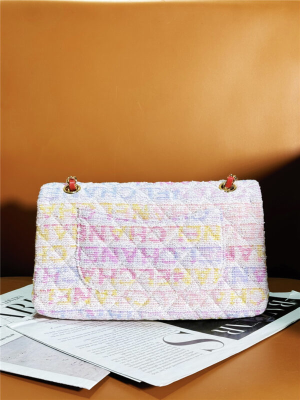 CC Woolen Pink CF Bag Large - Image 8
