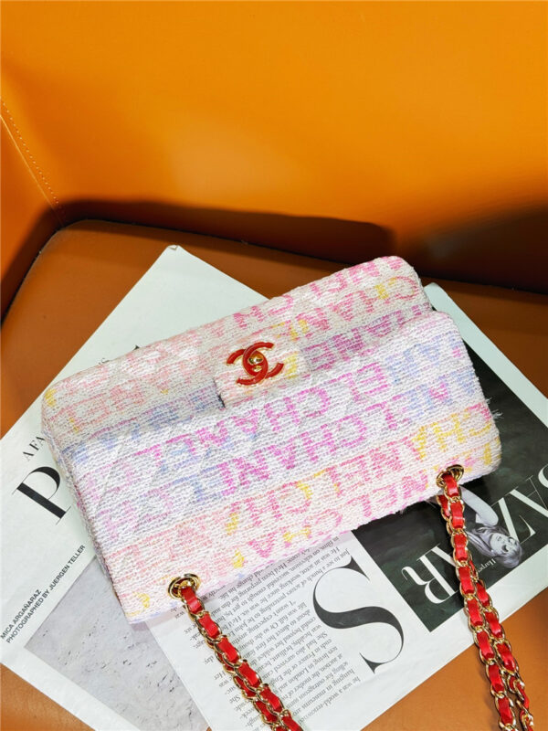CC Woolen Pink CF Bag Large - Image 9