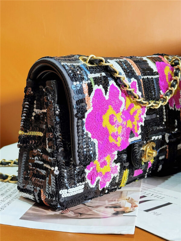 CC Flower Sequin Classic CF Bag - Image 4