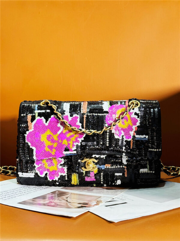 CC Flower Sequin Classic CF Bag