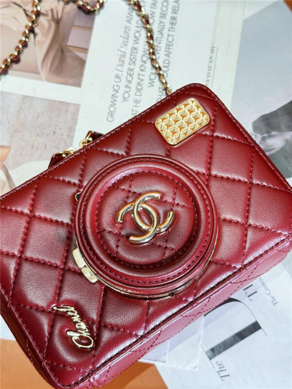 CC Wine Red Camera Bag - Image 4