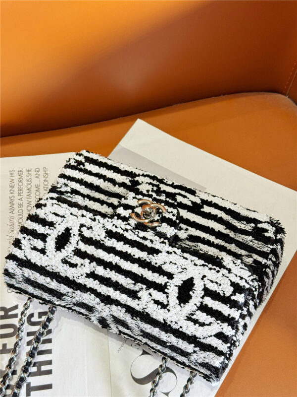 Chanel Sequin CF bag small - Image 6