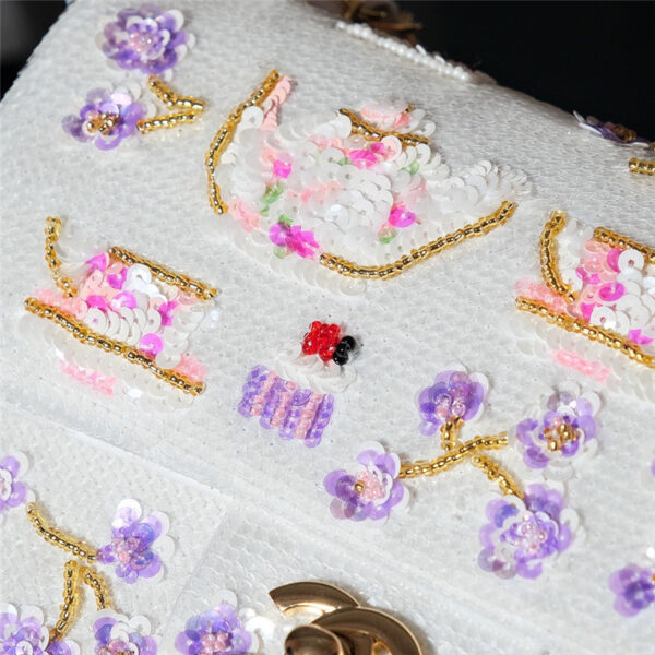 Chanel Sequin CF bag small - Image 5