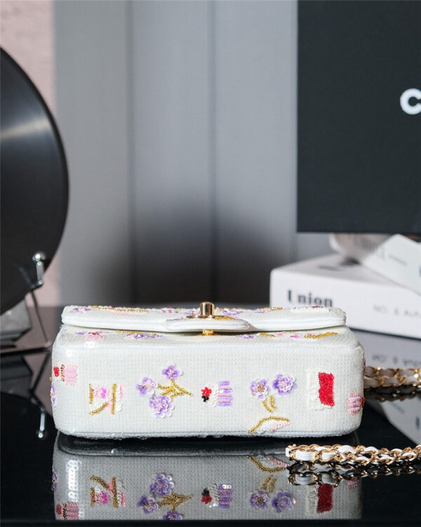 Chanel Sequin CF bag small - Image 6