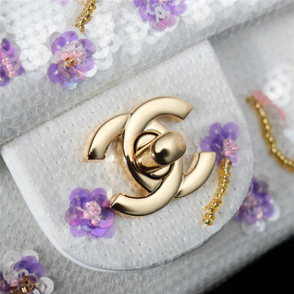 Chanel Sequin CF bag small - Image 7