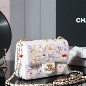 Chanel Sequin CF bag small