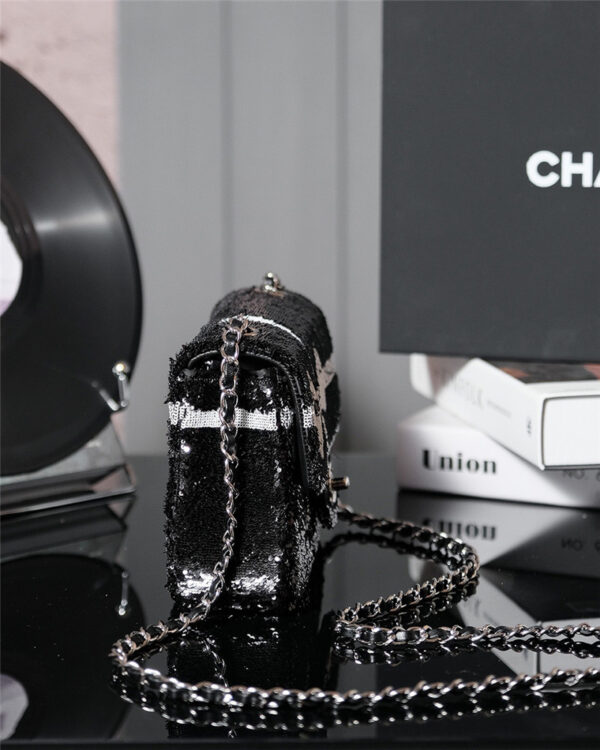 CC bow sequin cf bag - Image 6