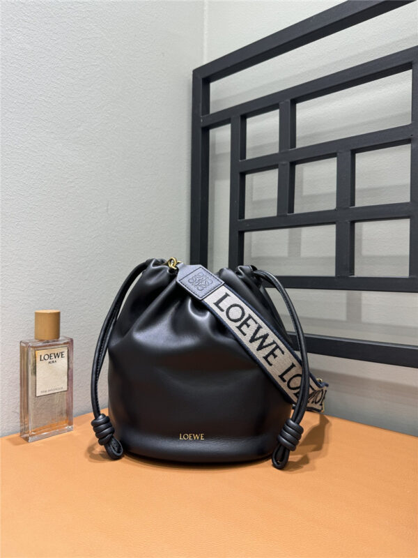 Loewe Flamenco Black Leather Bag - Image 4