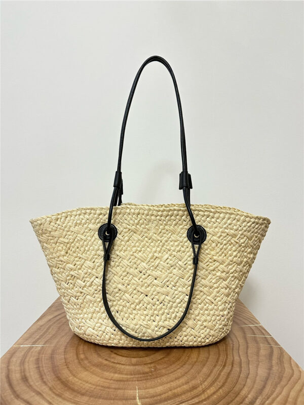 Loewe Anagram Basket Bag Black - Image 7