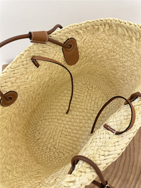 Loewe Anagram Basket Bag Brown - Image 4