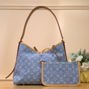 Louis Vuitton LV Carryall Denim PM Bag