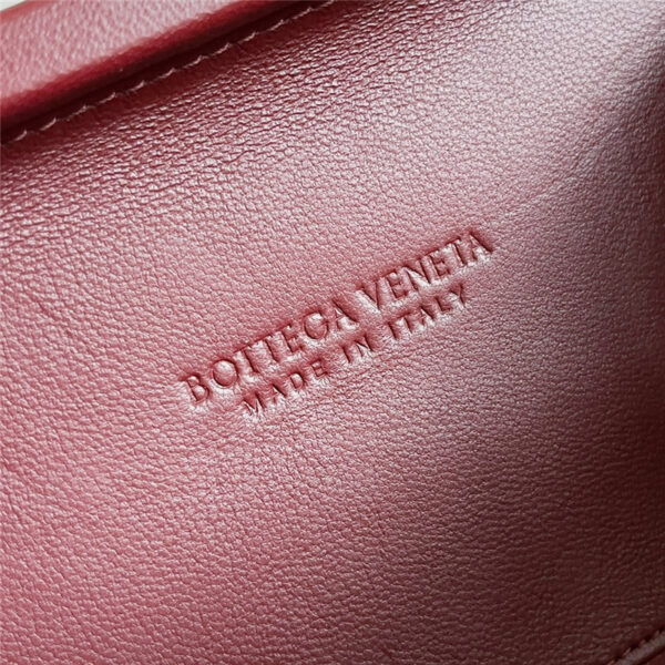 Bottega Veneta Wine Red Knot Clutch - Image 5