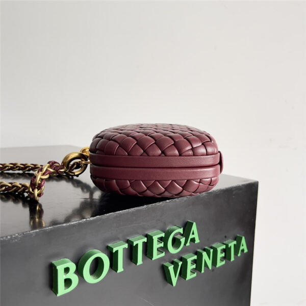 Bottega Veneta Wine Red Knot Clutch - Image 6
