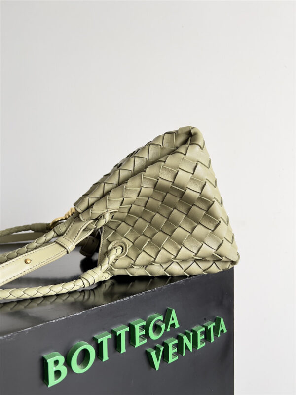 Bottega Veneta Small Andiamo Parachute Bag in Green - Image 2