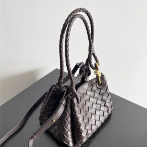 Bottega Veneta Andiamo Parachute Bag in Brown