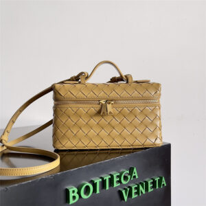 Bottega Veneta Woven Zip Crossbody Bag Yellow