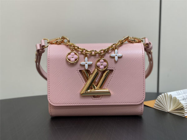 Louis Vuitton LV Twist PM Epi Leather Bag Pink