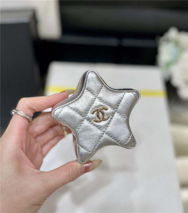 CC patent leather silver double backpack - Image 3