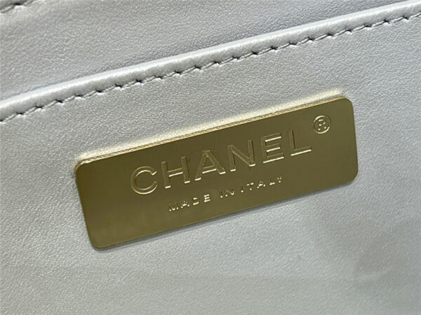 CC patent leather silver double backpack - Image 5