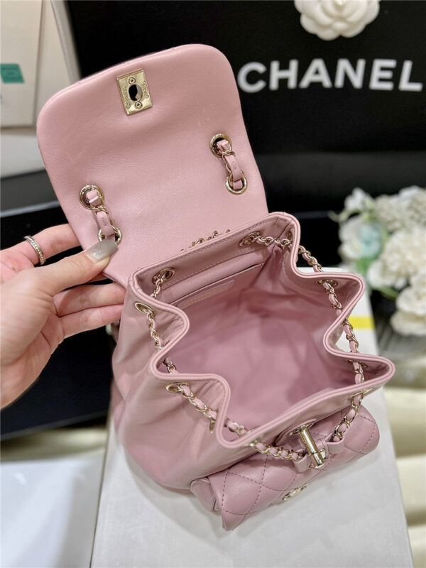 chanel duma backpack caviar pink - Image 6