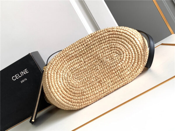 Celine Teen Plant Cowhide Classic Basket Bag - Image 5