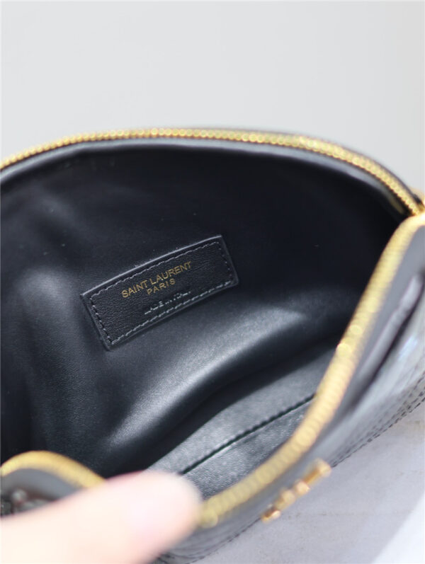 Saint Laurent Patent Leather Gaby Zipped Pouch - Image 6
