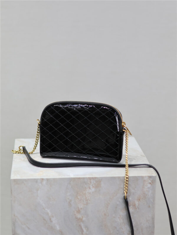 Saint Laurent Patent Leather Gaby Zipped Pouch - Image 4