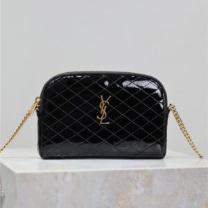Saint Laurent Patent Leather Gaby Zipped Pouch