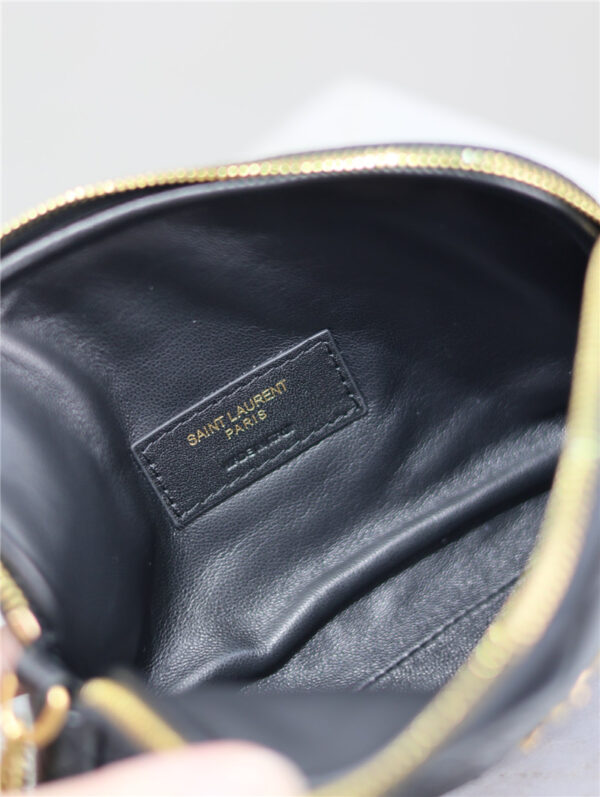 Saint Laurent Gaby Zipped Pouch in Black - Image 4