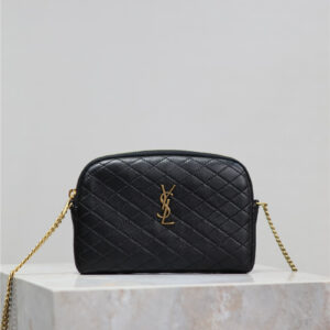 Saint Laurent Gaby Zipped Pouch in Black