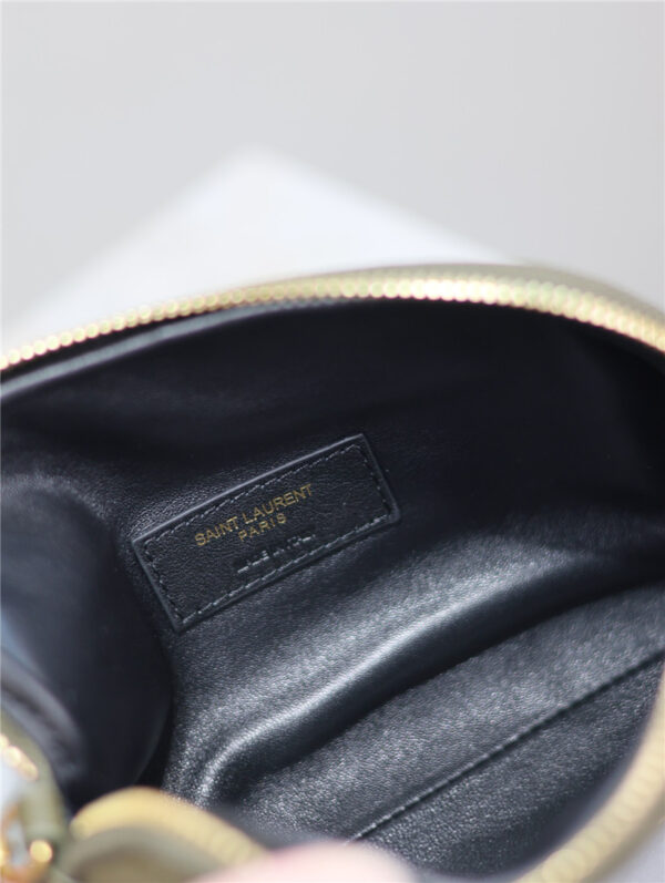 Saint Laurent Gaby Zipped Pouch in Green - Image 8