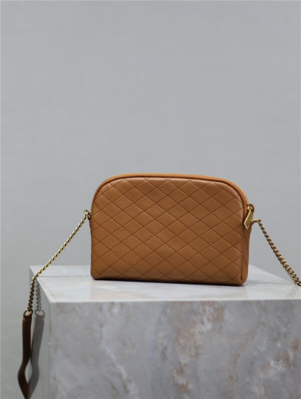 Saint Laurent Gaby Zipped Pouch in Brown - Image 5