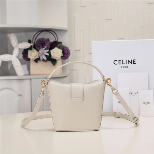 Celine Mini Bucket Bag in Beige - Image 3