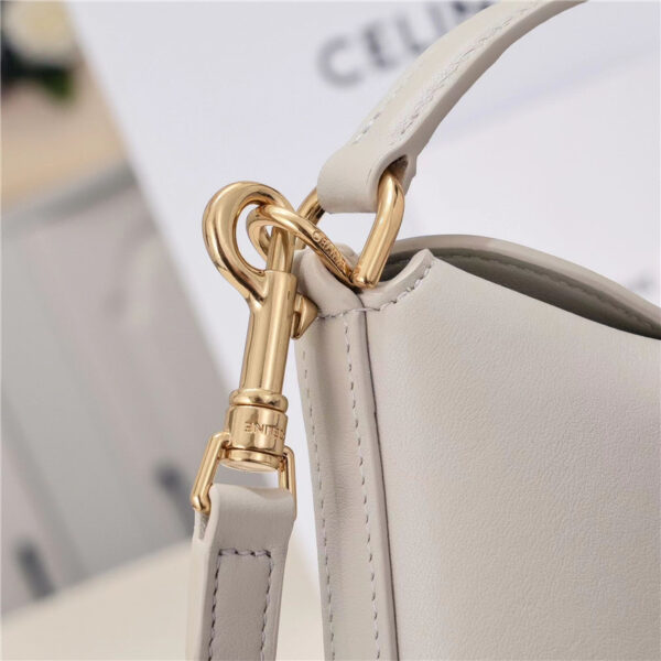 Celine Mini Bucket Bag in Beige - Image 5