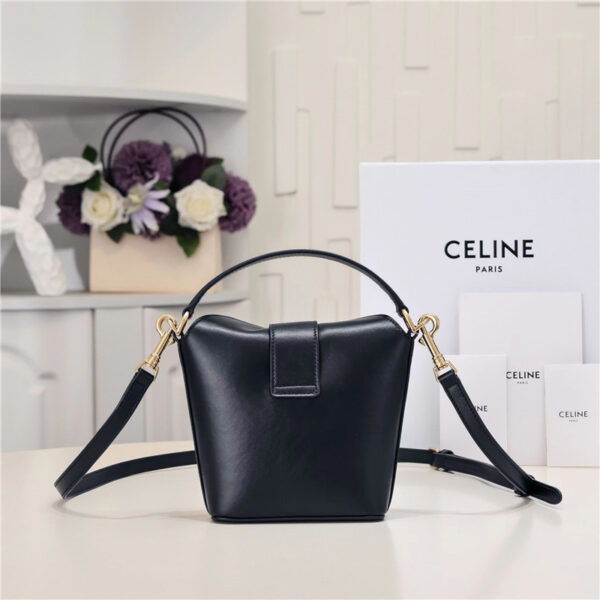 Celine Mini Bucket Bag in Black - Image 2