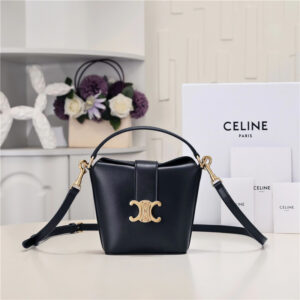 Celine Mini Bucket Bag in Black