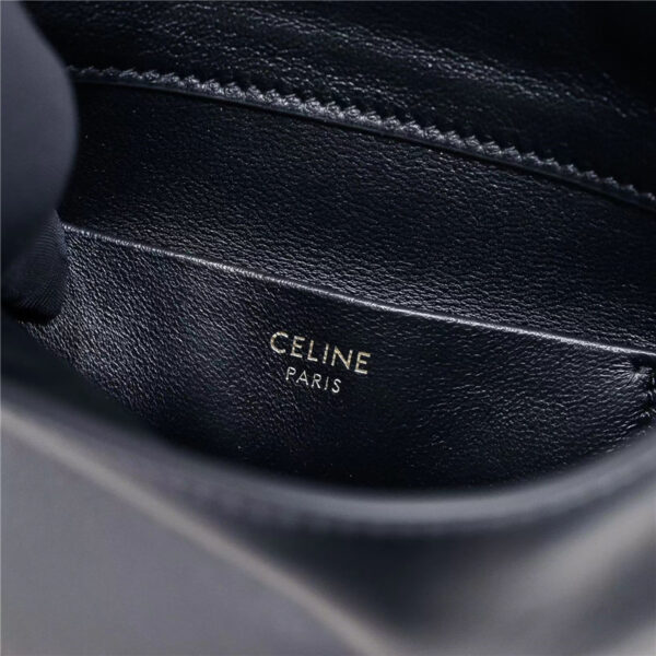Celine Mini Bucket Bag in Black - Image 5