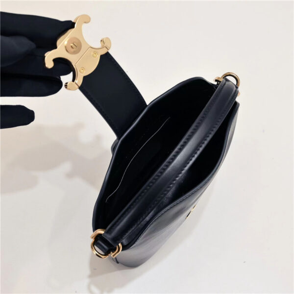 Celine Mini Bucket Bag in Black - Image 8