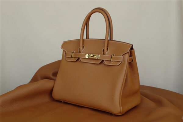 hermes Birkin 30cm togo leather with gold hardware - Image 5