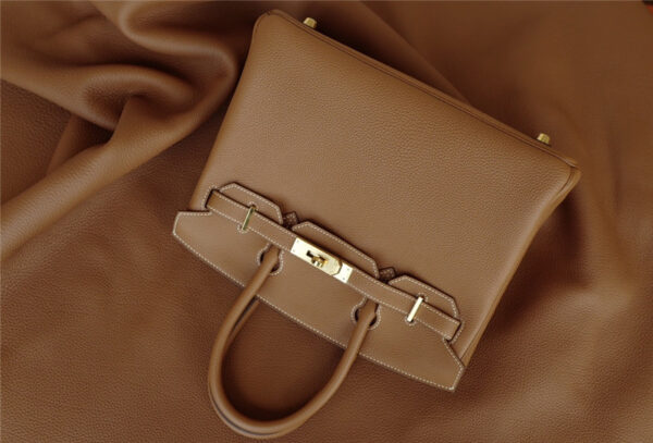 hermes Birkin 30cm togo leather with gold hardware - Image 6
