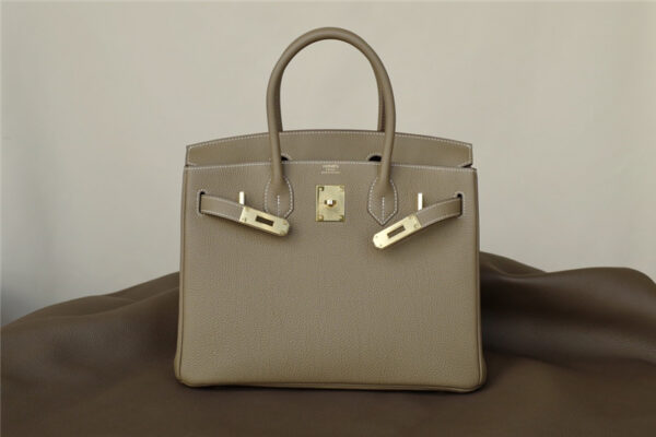 hermes Birkin 30cm togo leather with gold hardware - Image 4