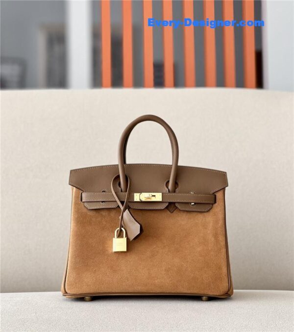 hermes birkin 25 suede bag - Image 2