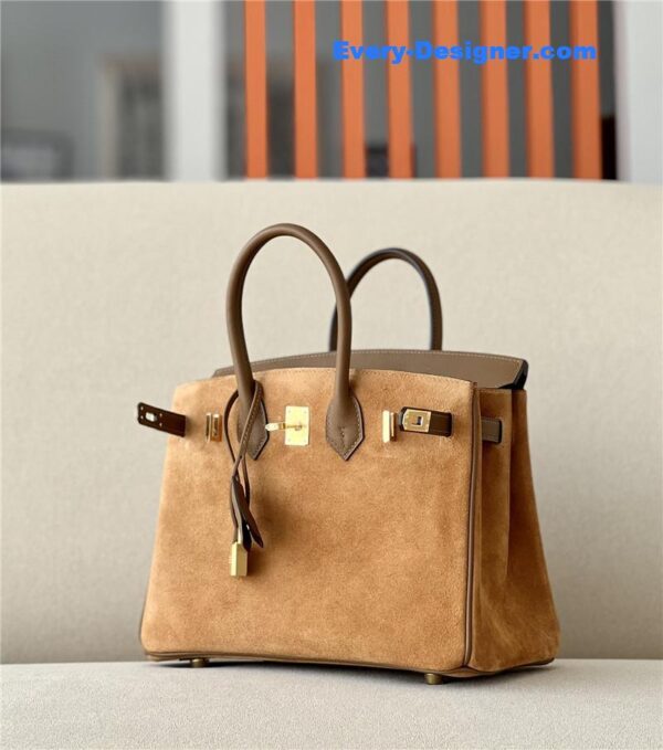 hermes birkin 25 suede bag - Image 6
