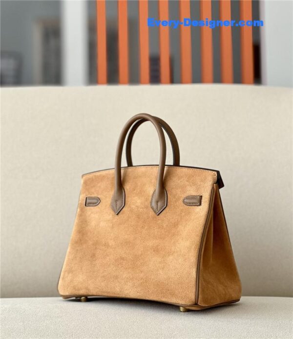 hermes birkin 25 suede bag - Image 7