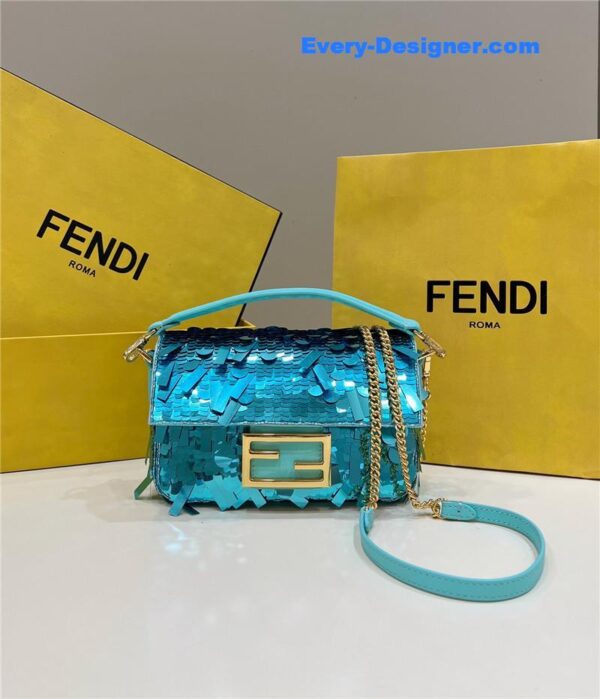 fendi sequins mini baguette bag - Image 3